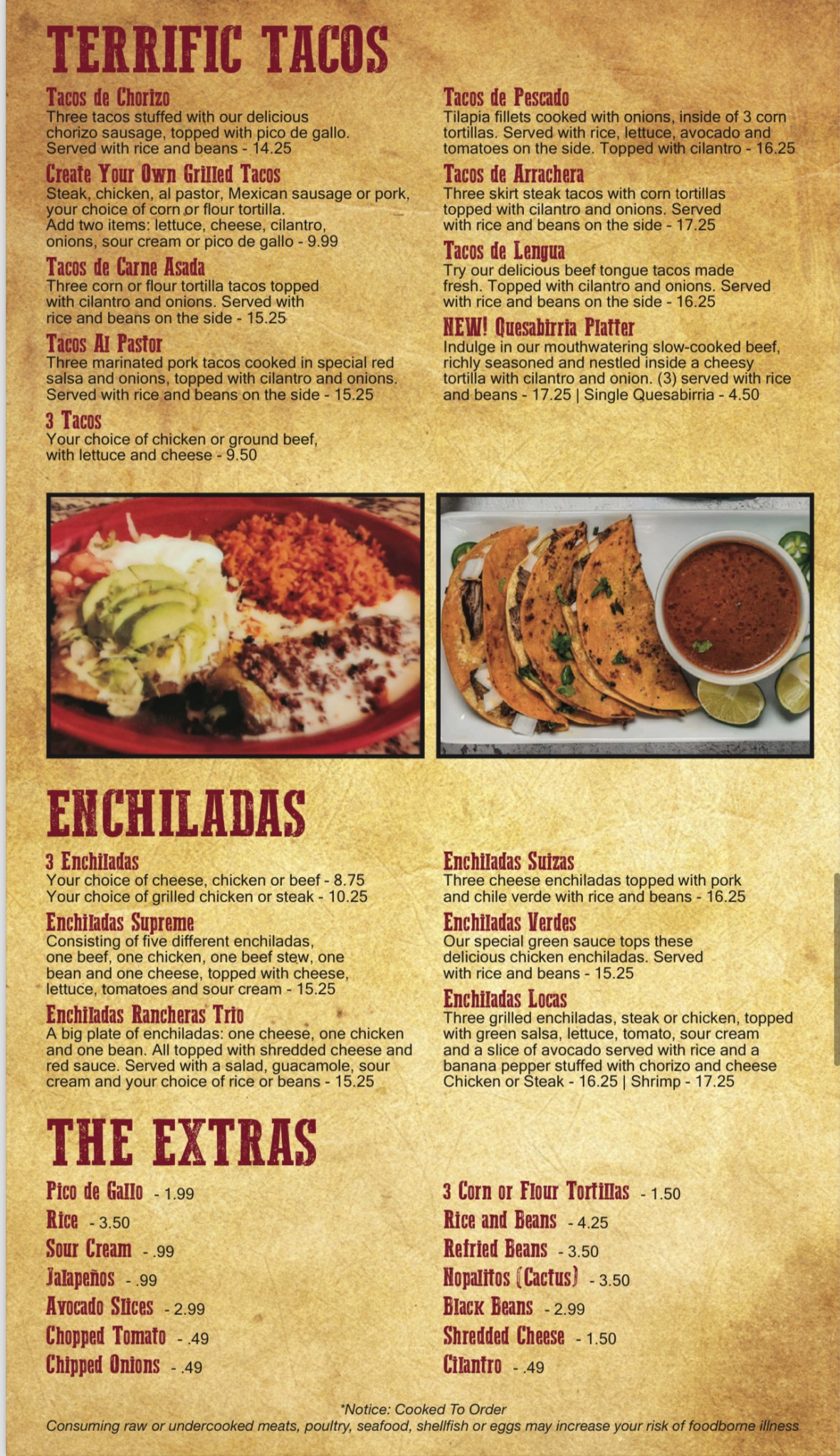 Menu – Dorados